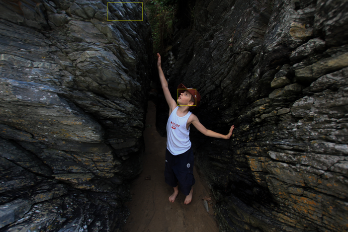 Younger cousin styled from Ed’s wardrobe to explore maturity and attention span